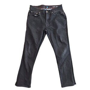 Nat Nast Jeans Men's 34x30 Black Straight Baggy Loose Skater Goth Grunge Emo Y2K